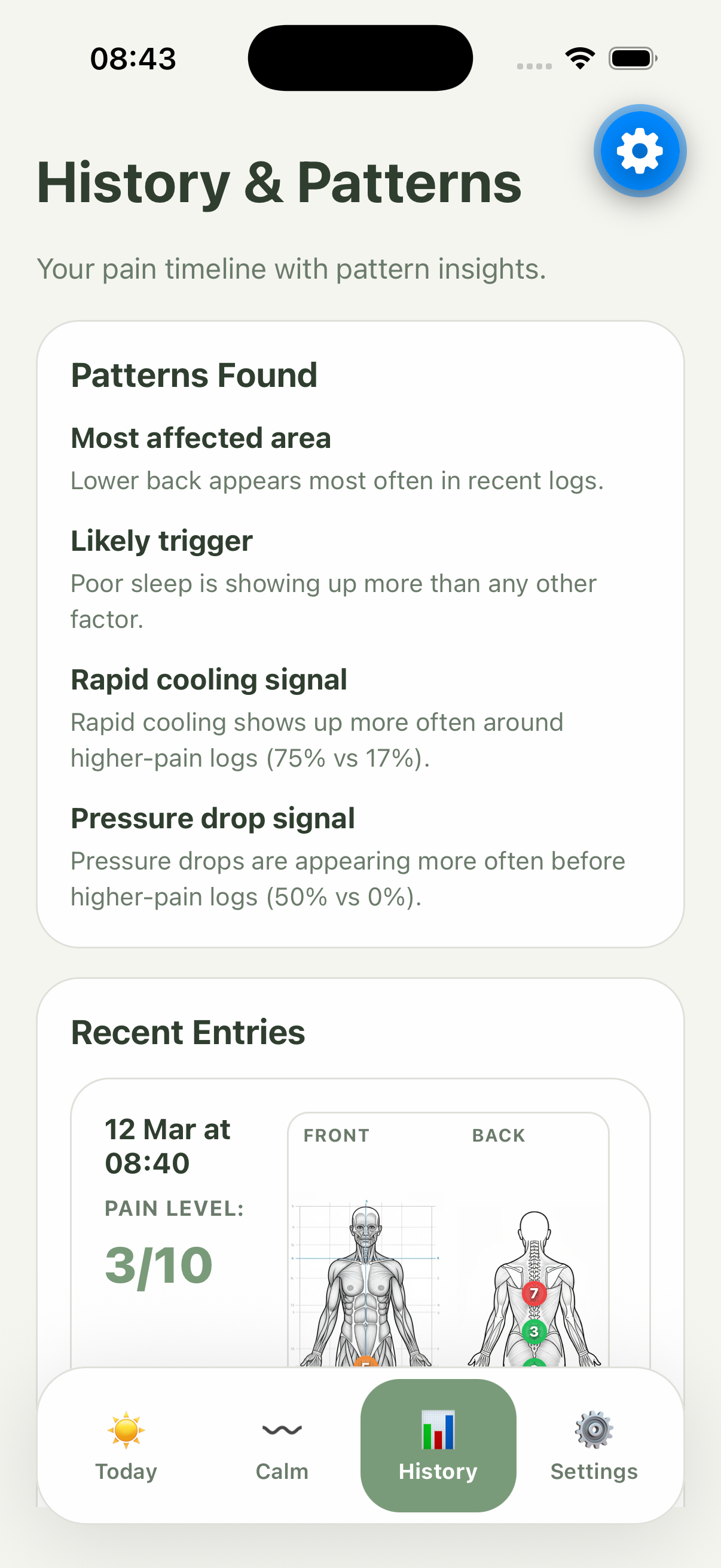Pattern analysis and history